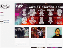 Tablet Screenshot of echo-booking.com